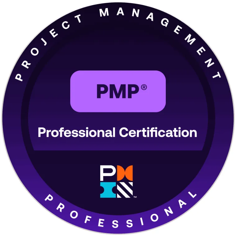 PMP certification Credly badge
