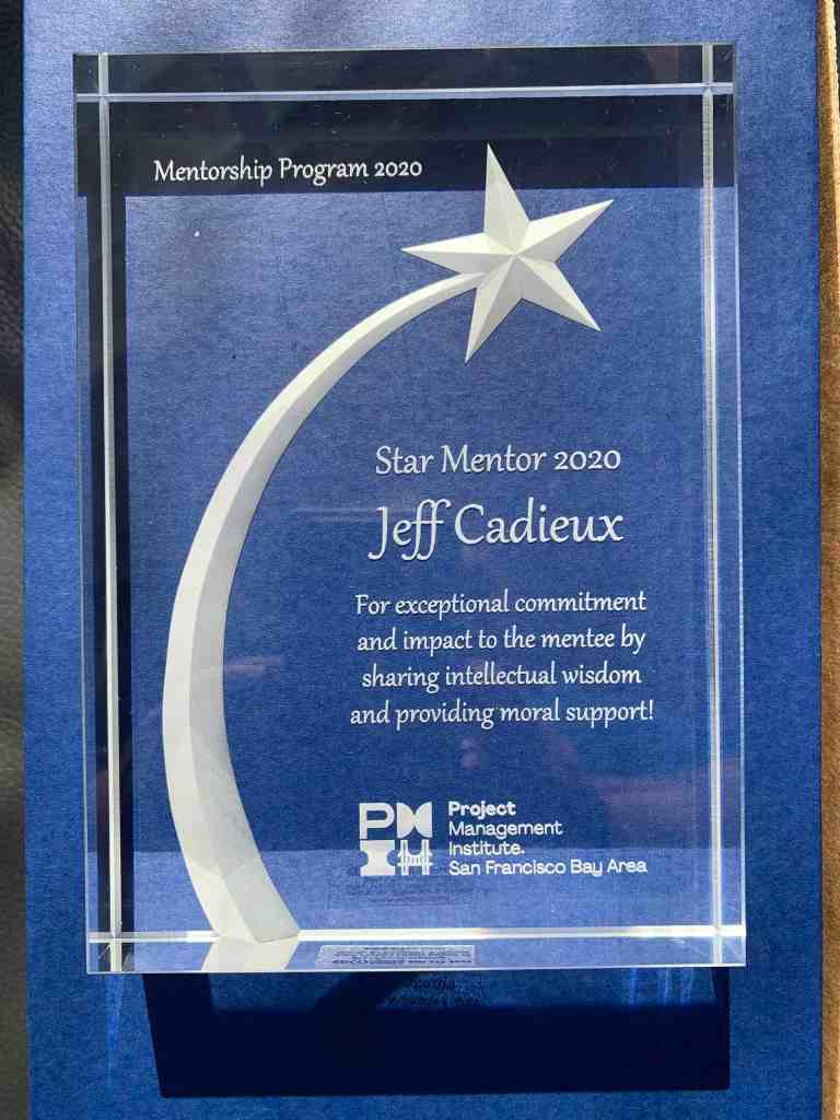 Star Mentor Award 2020, Recipient Jeff Cadieux